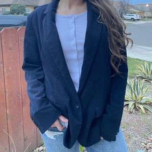 Navy blue blazer